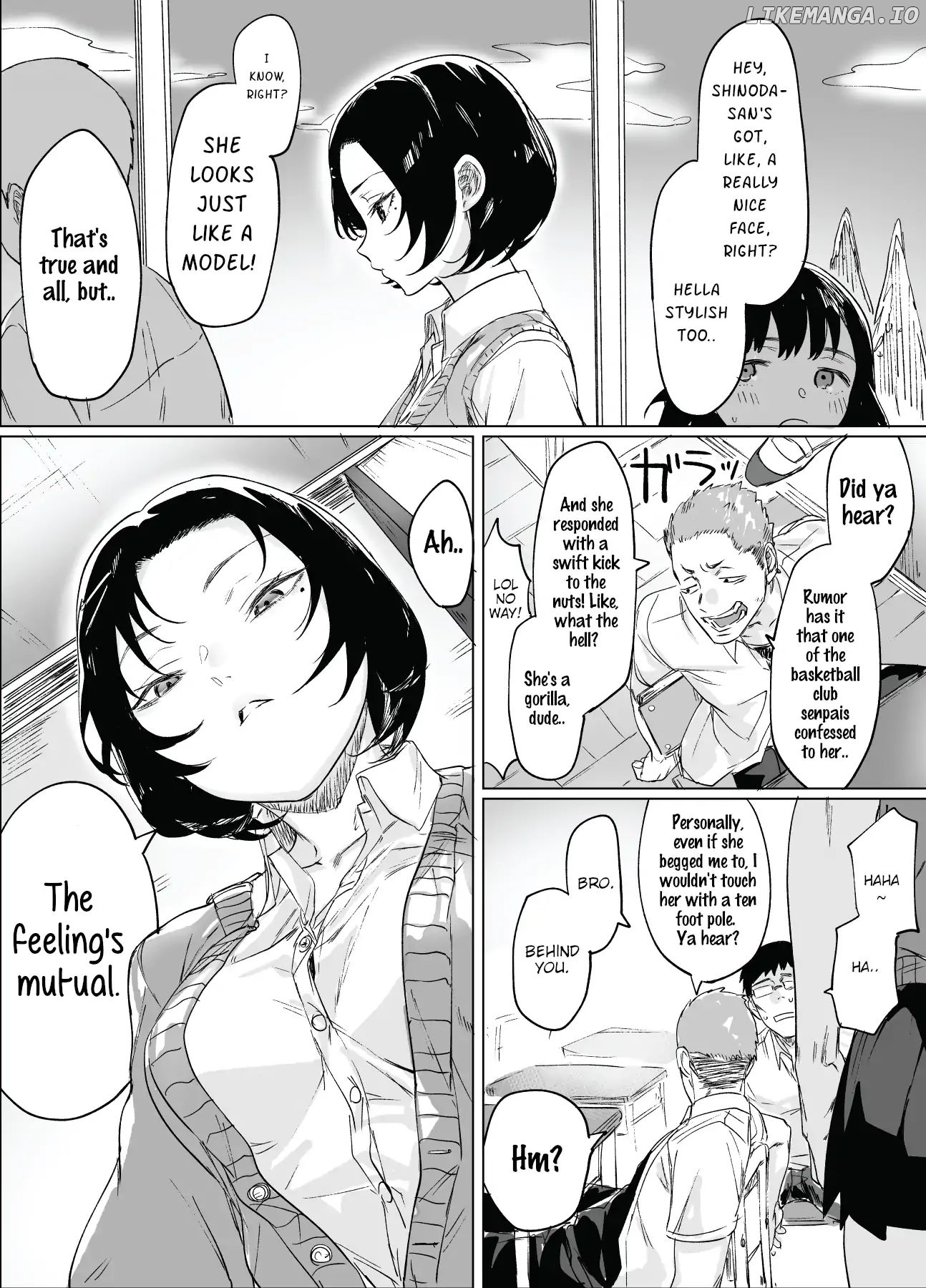 At First Glance, Shinoda-San Seems Cool But Is Actually Adorable! chapter 2 - page 1