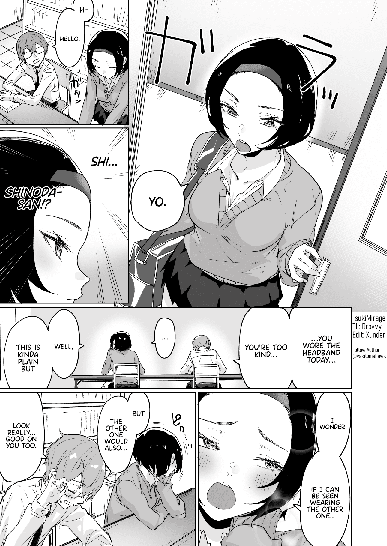 At First Glance, Shinoda-San Seems Cool But Is Actually Adorable! chapter 7 - page 1