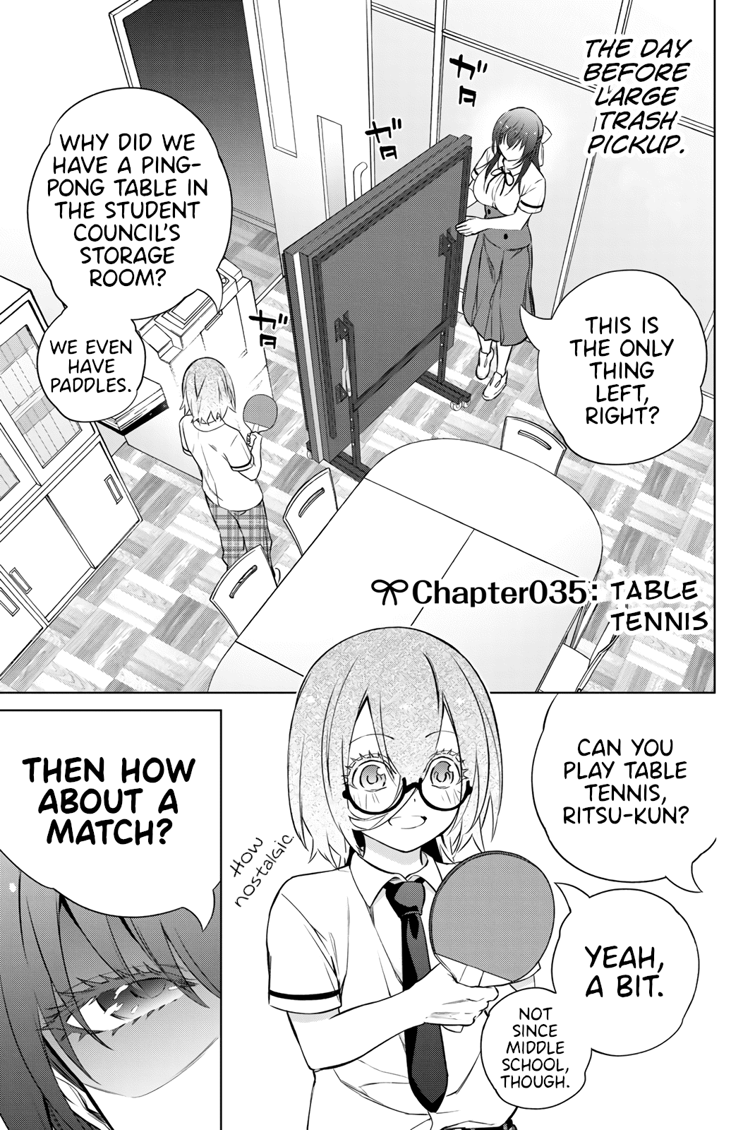 My Senpai Is After My Life chapter 35 - page 1