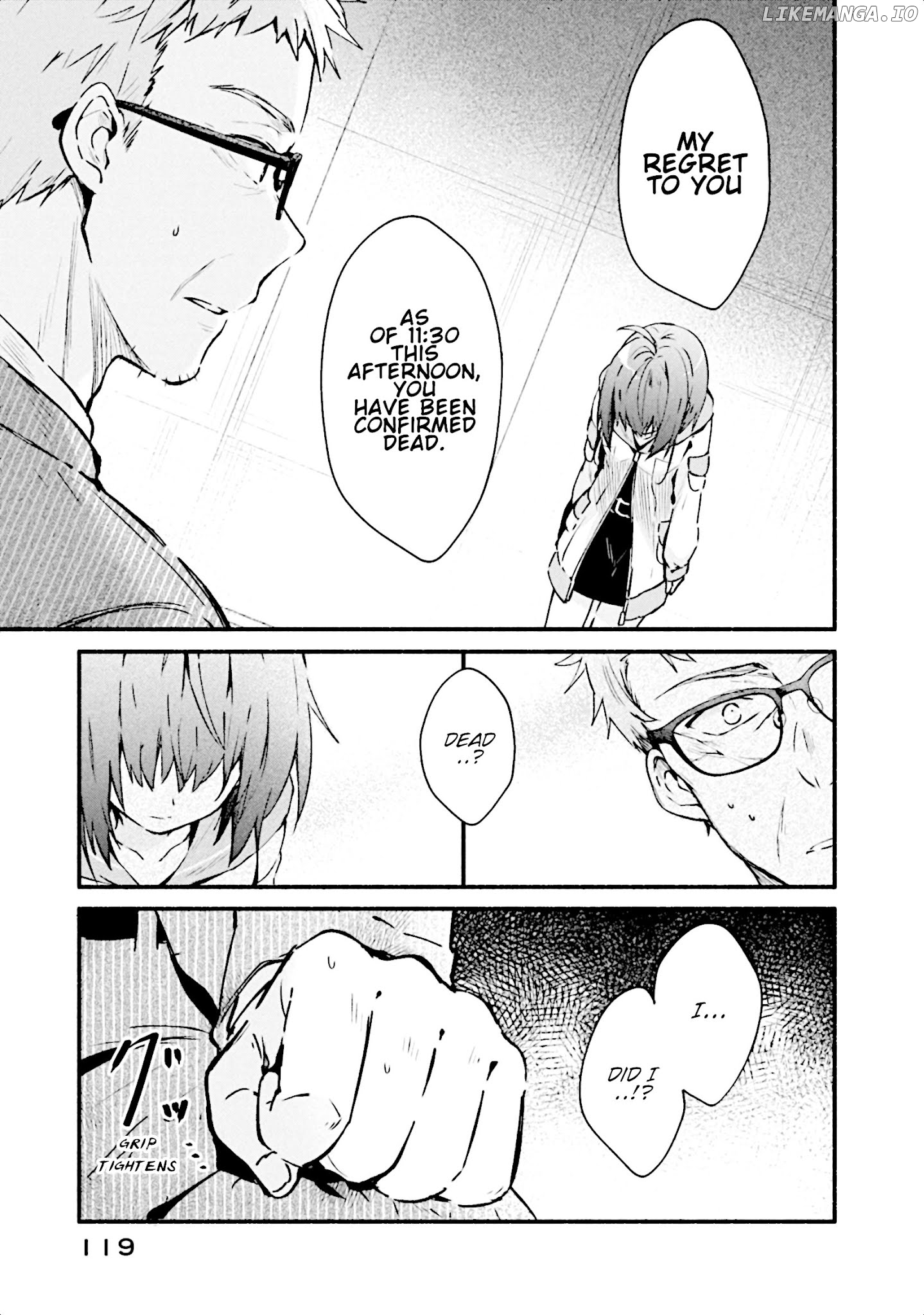 Shinomiya Kouta Still Can't Die -Border of the Dead- chapter 4 - page 4