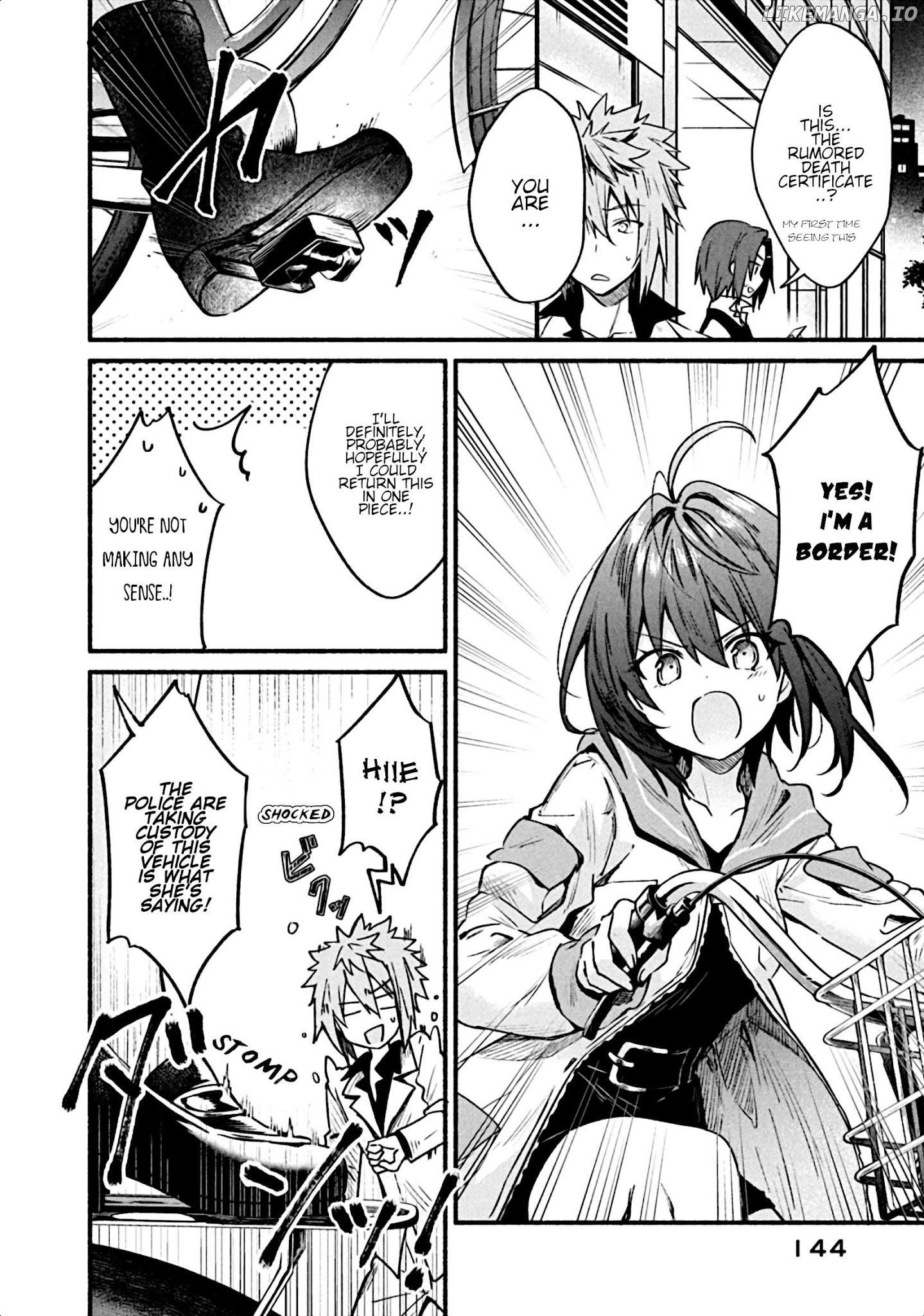 Shinomiya Kouta Still Can't Die -Border of the Dead- chapter 5 - page 3