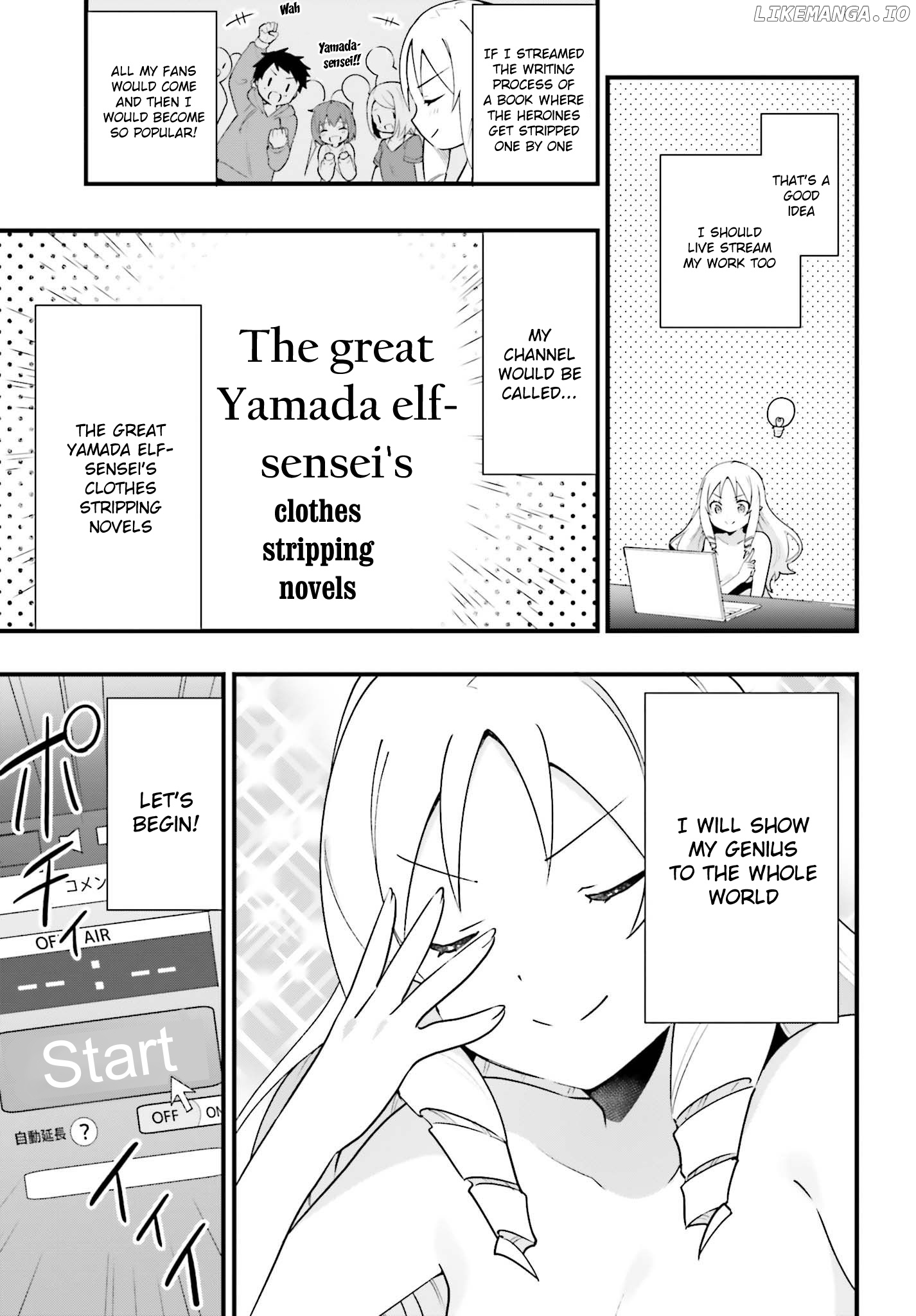 Eromanga-Sensei: Yamada Elf-Daisensei No Koi Suru Junshin Gohan chapter 10 - page 9