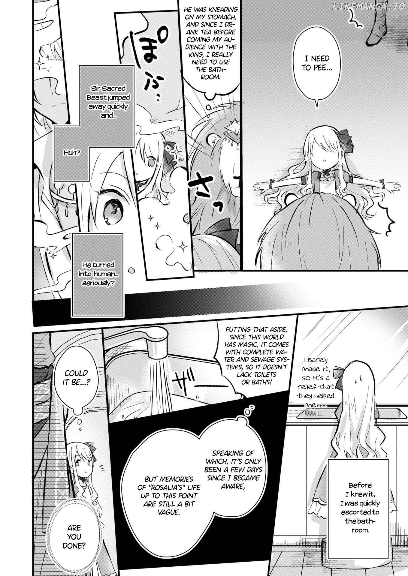 I Won't Become A Villainess. I'm Just A chapter 3.2 - page 3