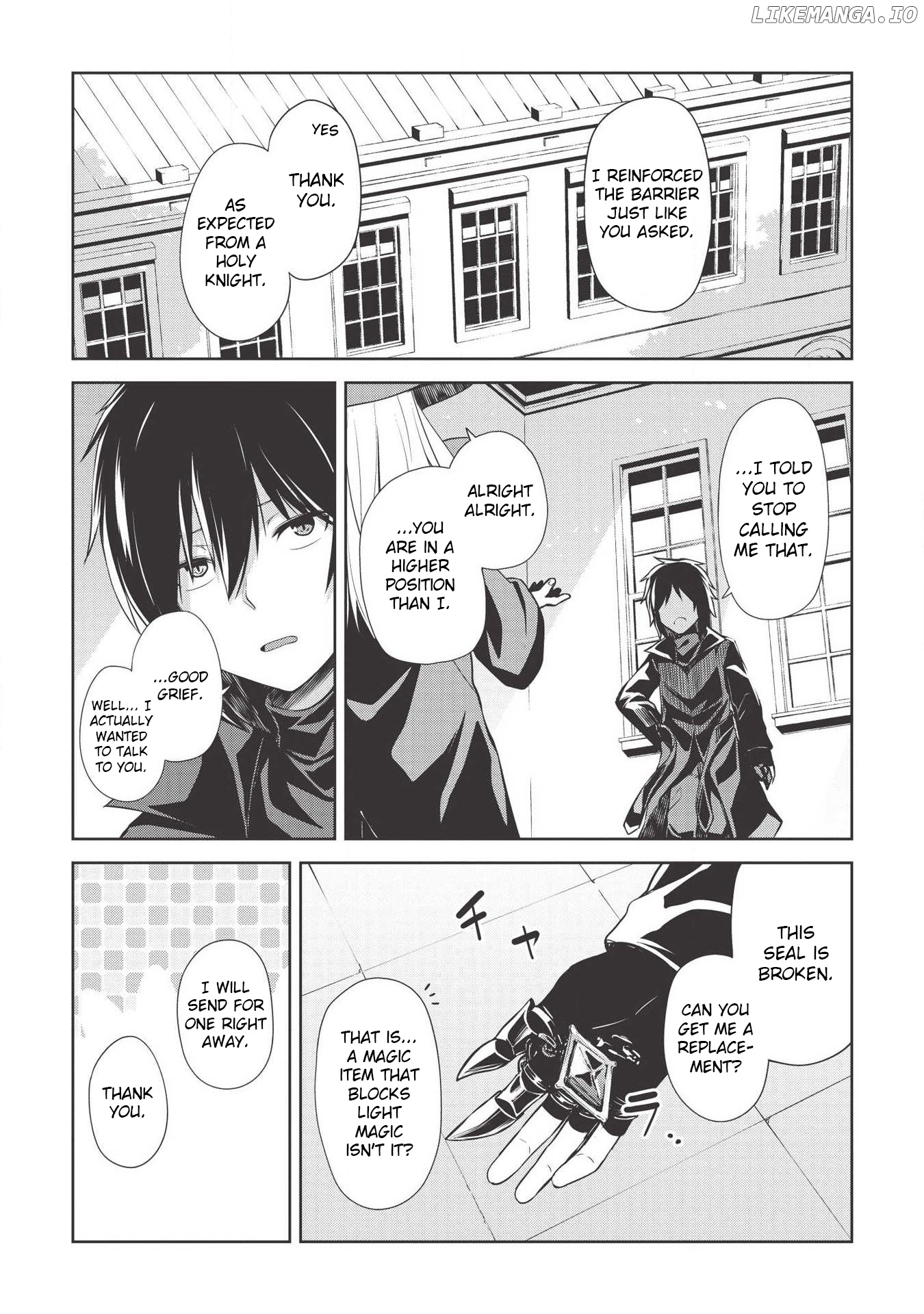 The Holy Knight's Dark Road chapter 4 - page 2