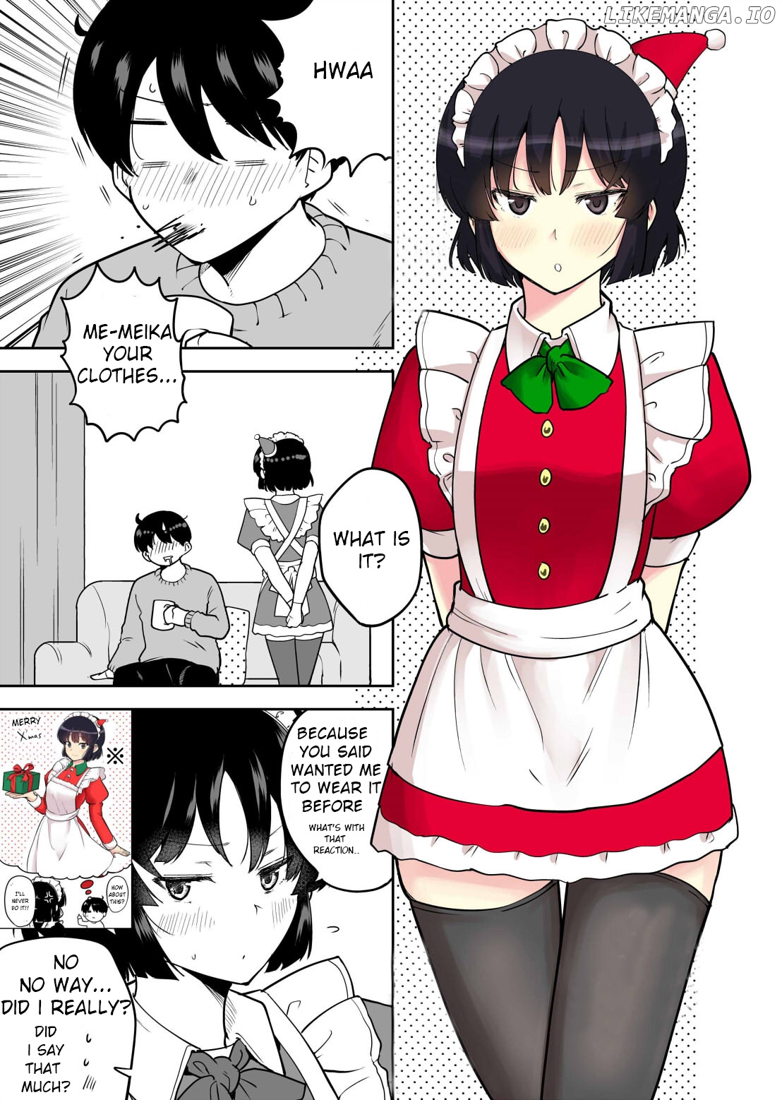 Meika-San Can't Conceal Her Emotions chapter 46.5 - page 2