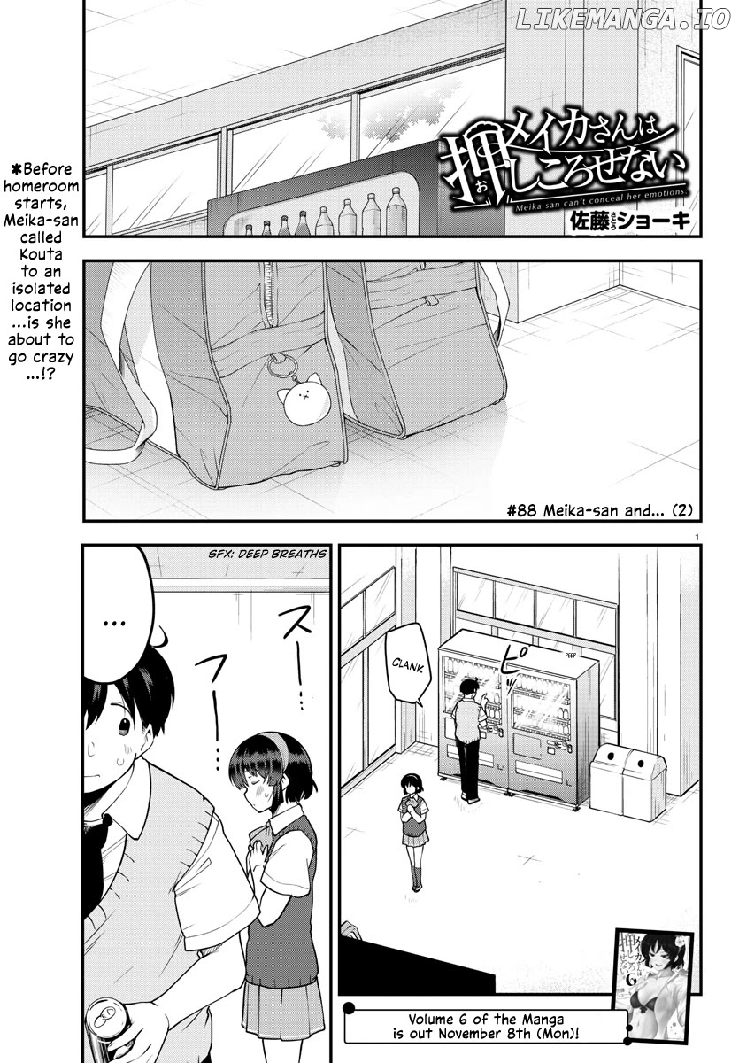 Meika-San Can't Conceal Her Emotions chapter 88 - page 2