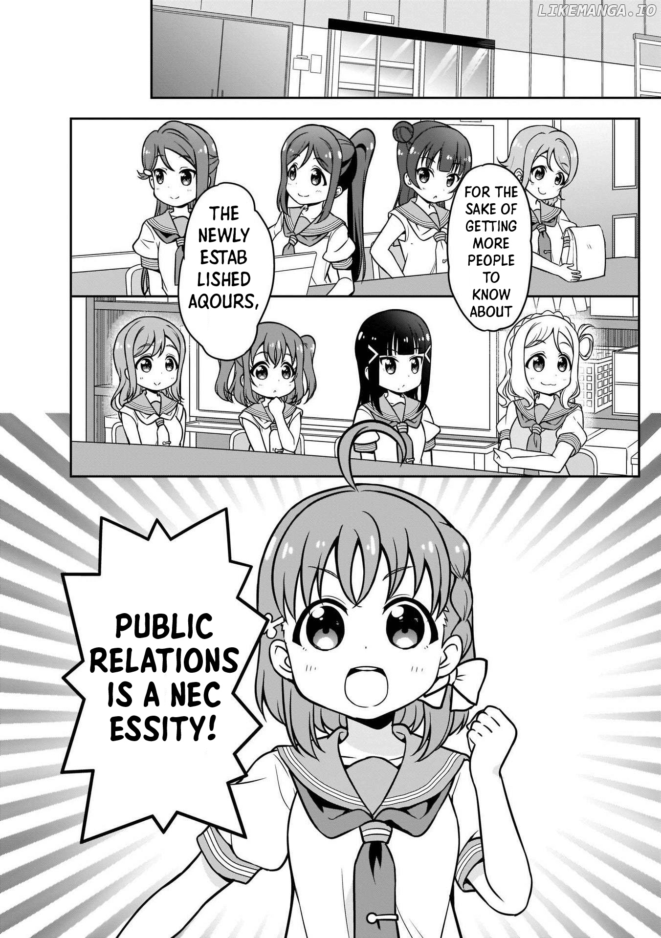 Love Live! Sunshine!! Maru's 4-Koma chapter 1 - page 4