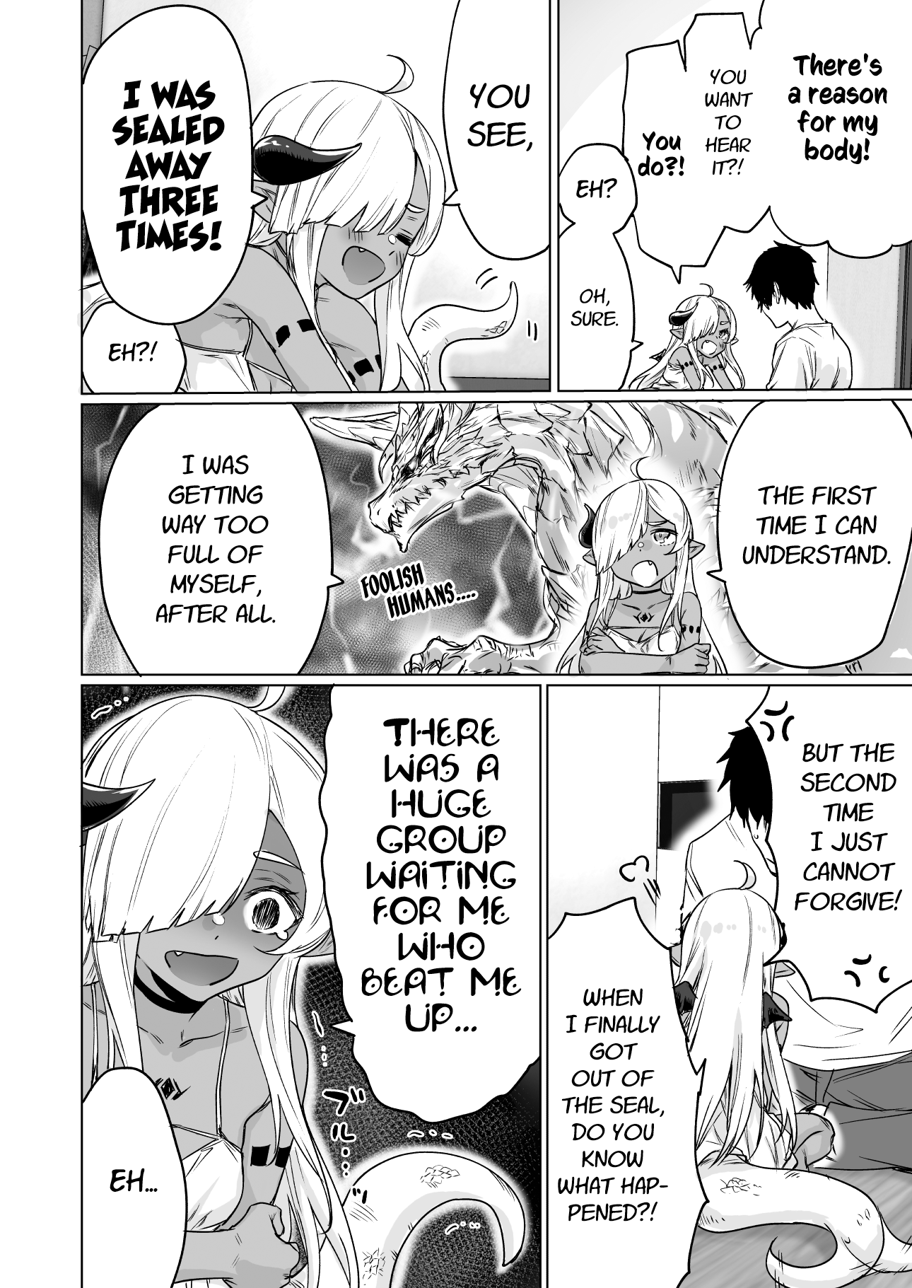 An Evil Dragon That Was Sealed Away For 300 Years Became My Friend chapter 6 - page 2