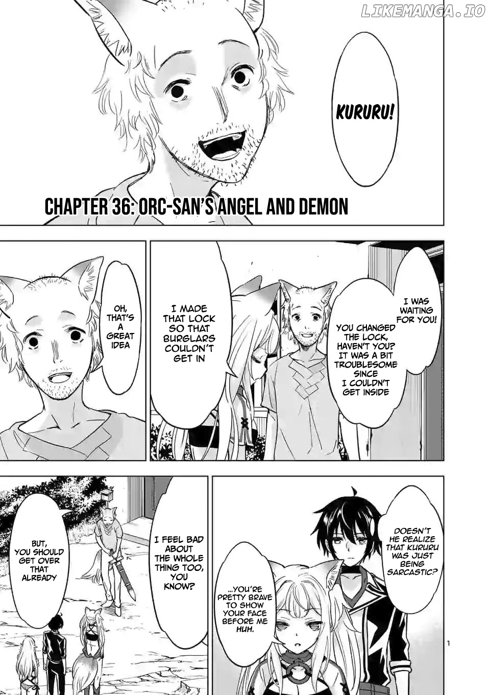 Shijou Saikyou Orc-San No Tanoshii Tanetsuke Harem Zukuri chapter 36.1 - page 2