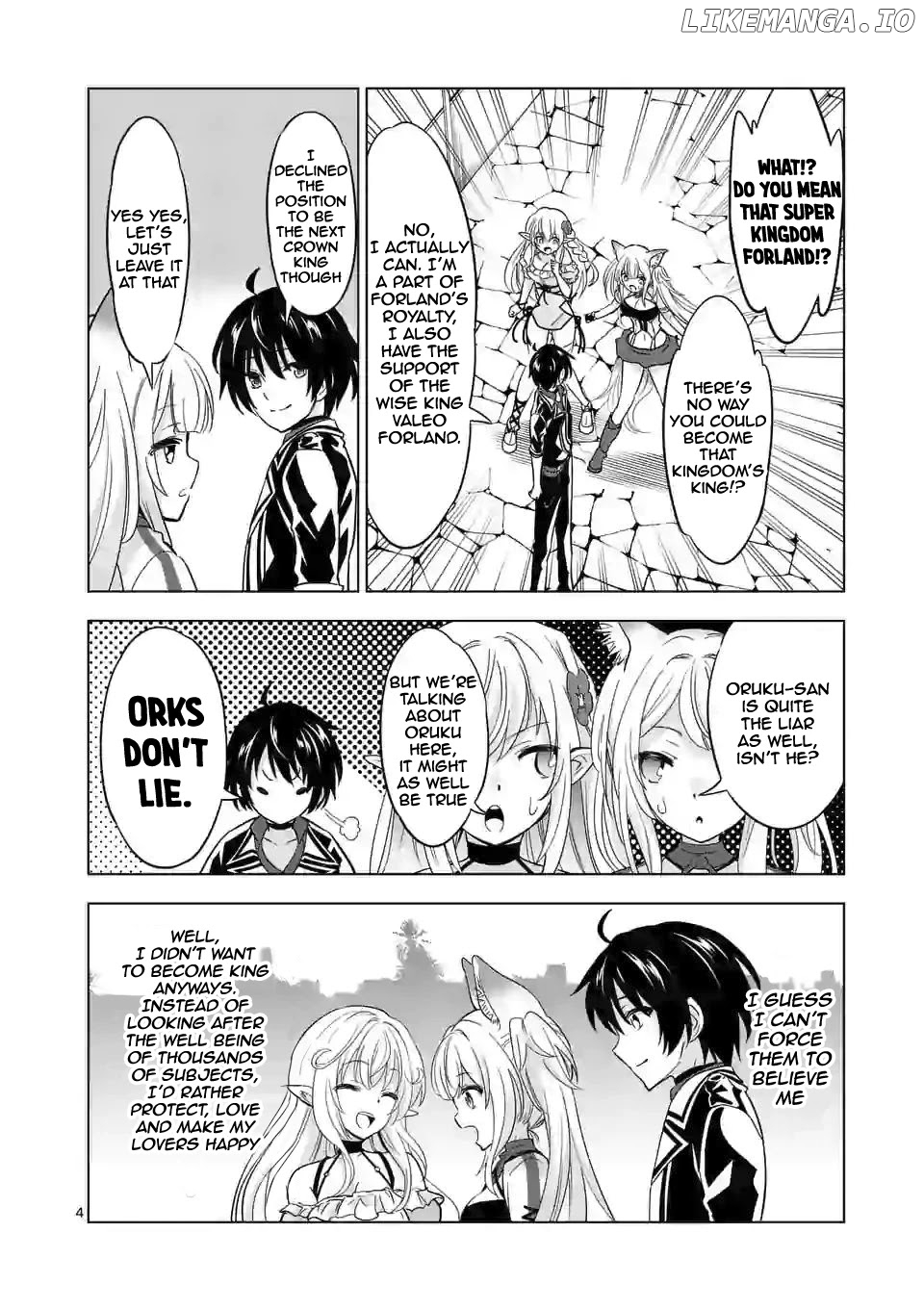 Shijou Saikyou Orc-San No Tanoshii Tanetsuke Harem Zukuri chapter 41.1 - page 5