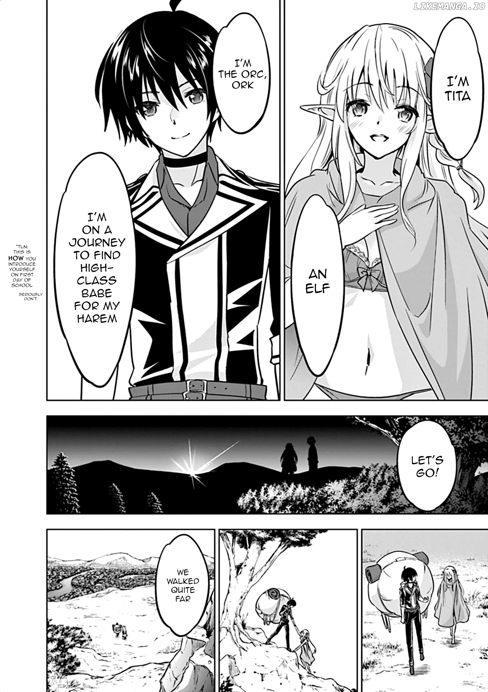 Shijou Saikyou Orc-San No Tanoshii Tanetsuke Harem Zukuri chapter 13 - page 9