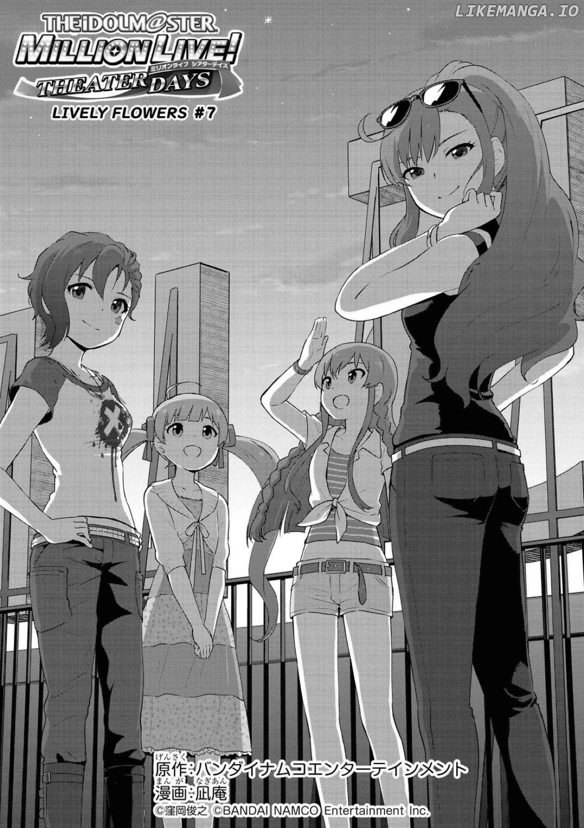 THE iDOLM@STER Million Live! Theater Days - LIVELY FLOWERS chapter 7 - page 1