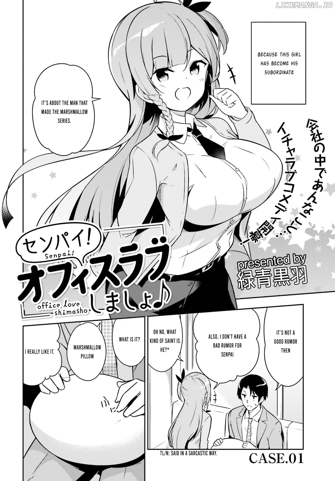 Senpai! Let's Have an Office Romance ♪ chapter 1 - page 3