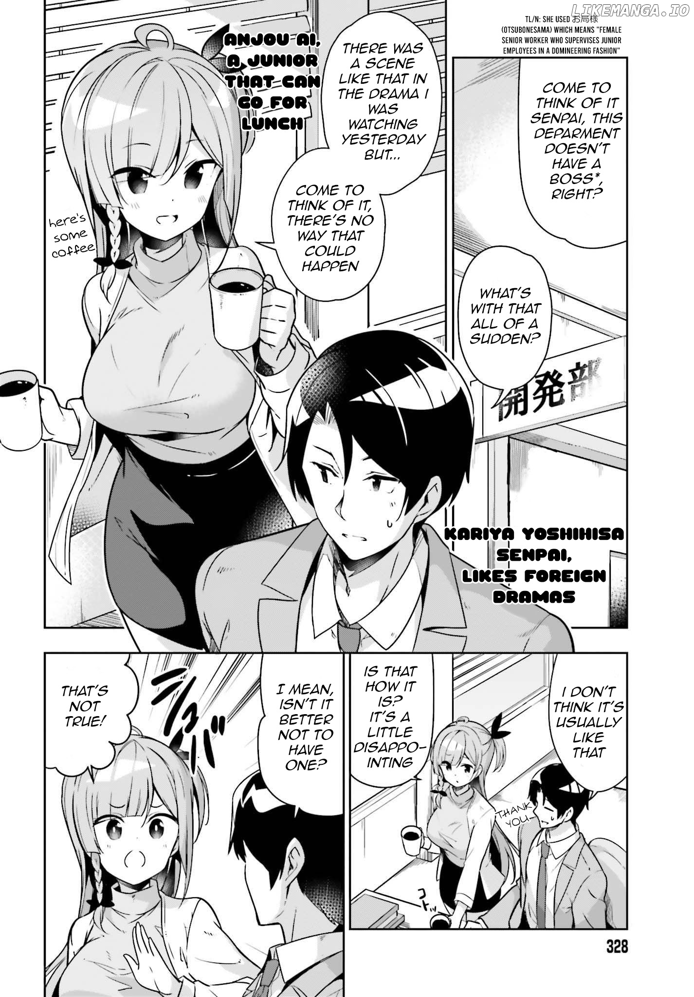 Senpai! Let's Have an Office Romance ♪ chapter 6.1 - page 3