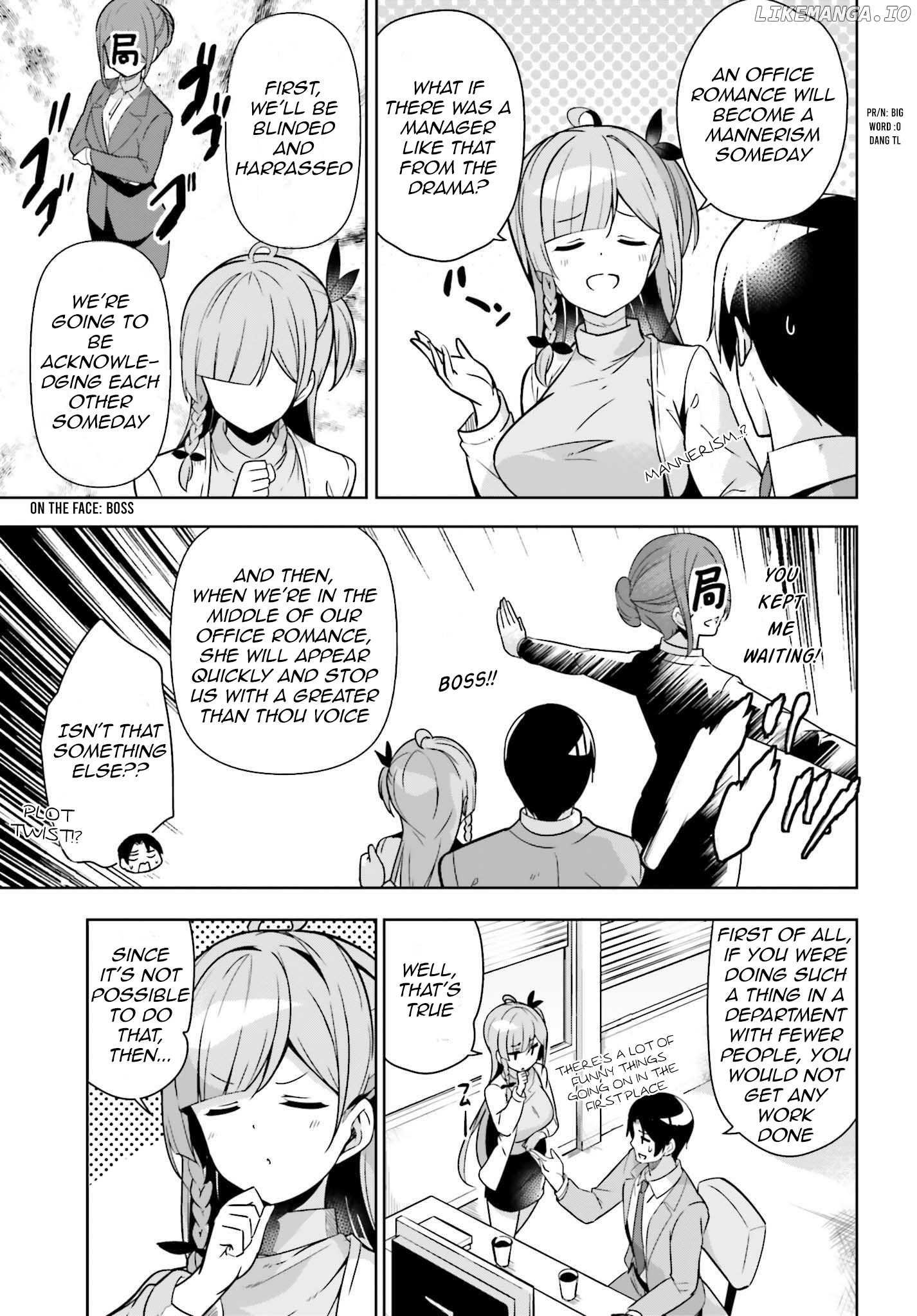 Senpai! Let's Have an Office Romance ♪ chapter 6.1 - page 4