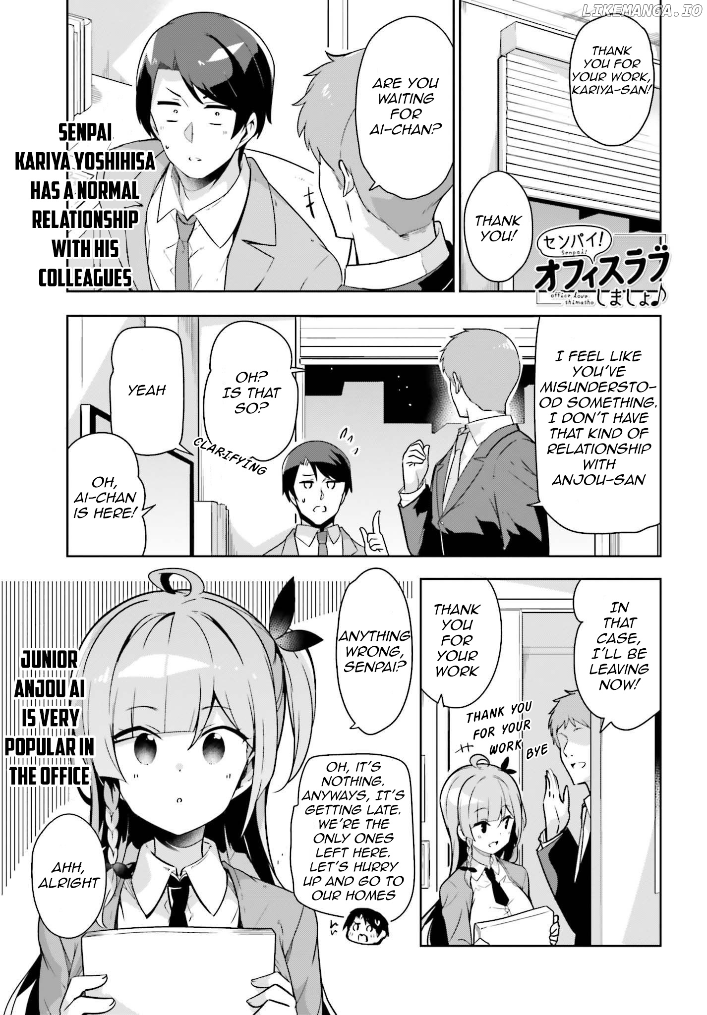 Senpai! Let's Have an Office Romance ♪ chapter 10 - page 2
