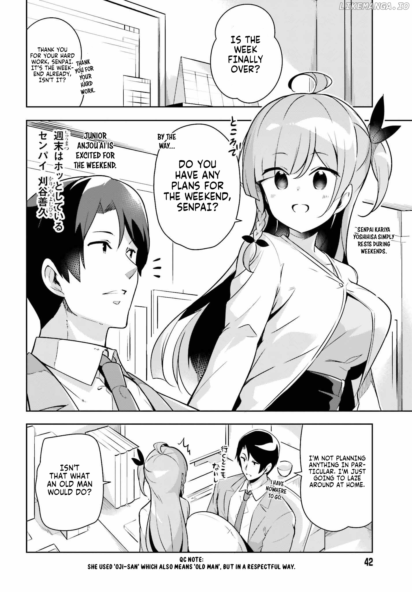 Senpai! Let's Have an Office Romance ♪ chapter 11.1 - page 3