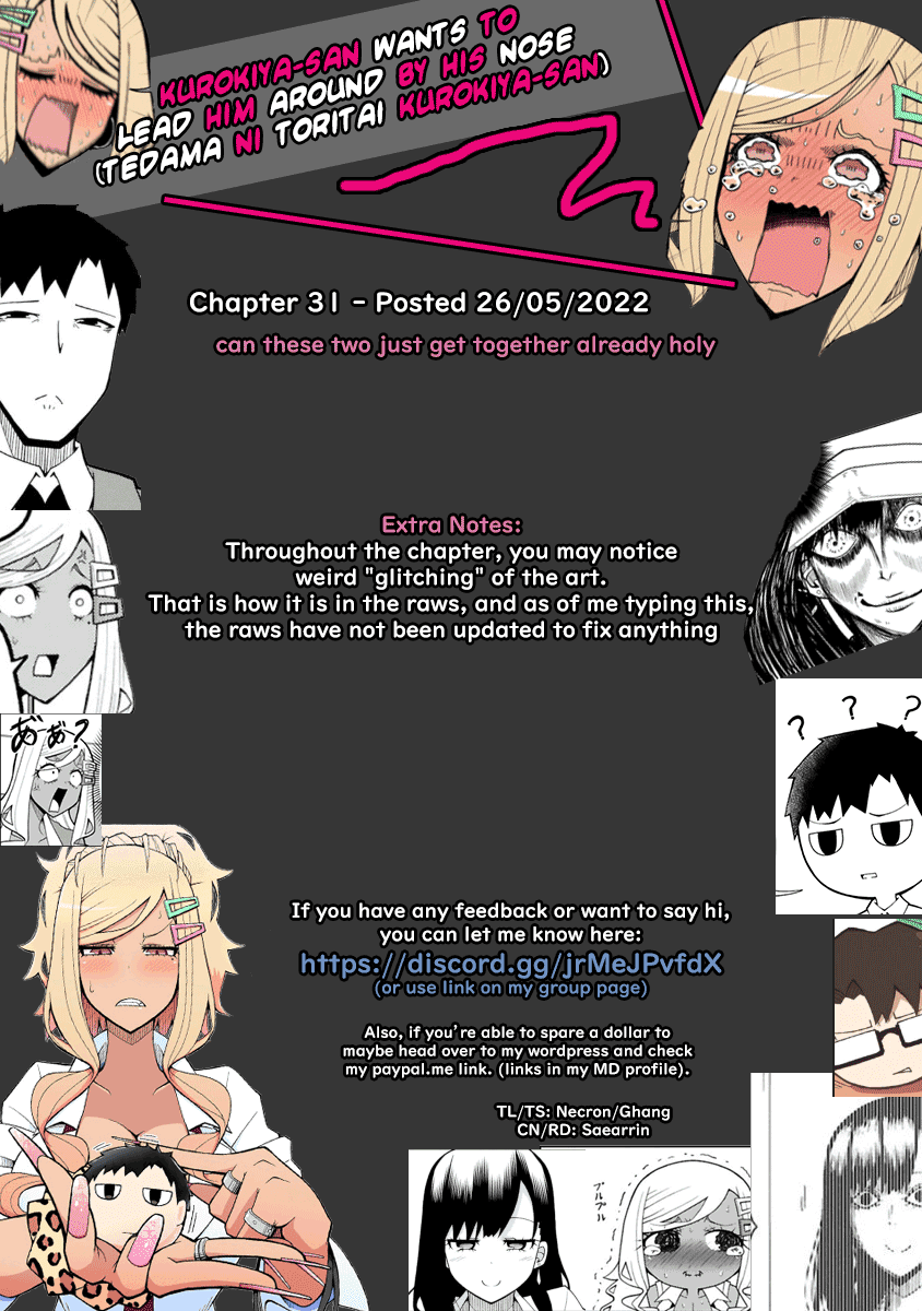 Tedama Ni Toritai Kurokiya-San chapter 31 - page 21