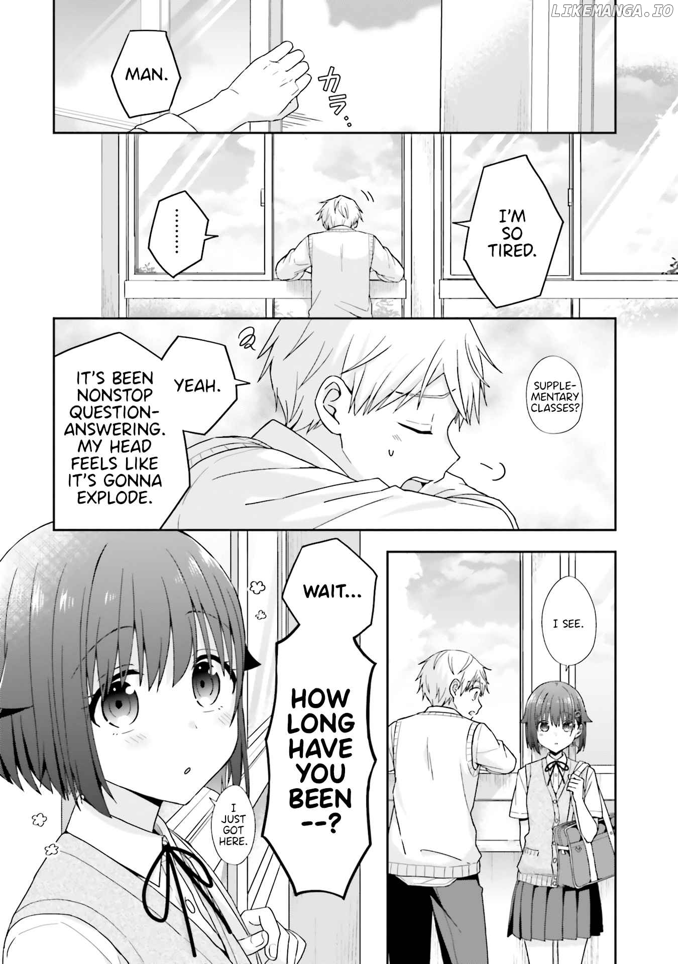 The Quiet Komori-San And The Loud Oobayashi-Kun chapter 42 - page 2
