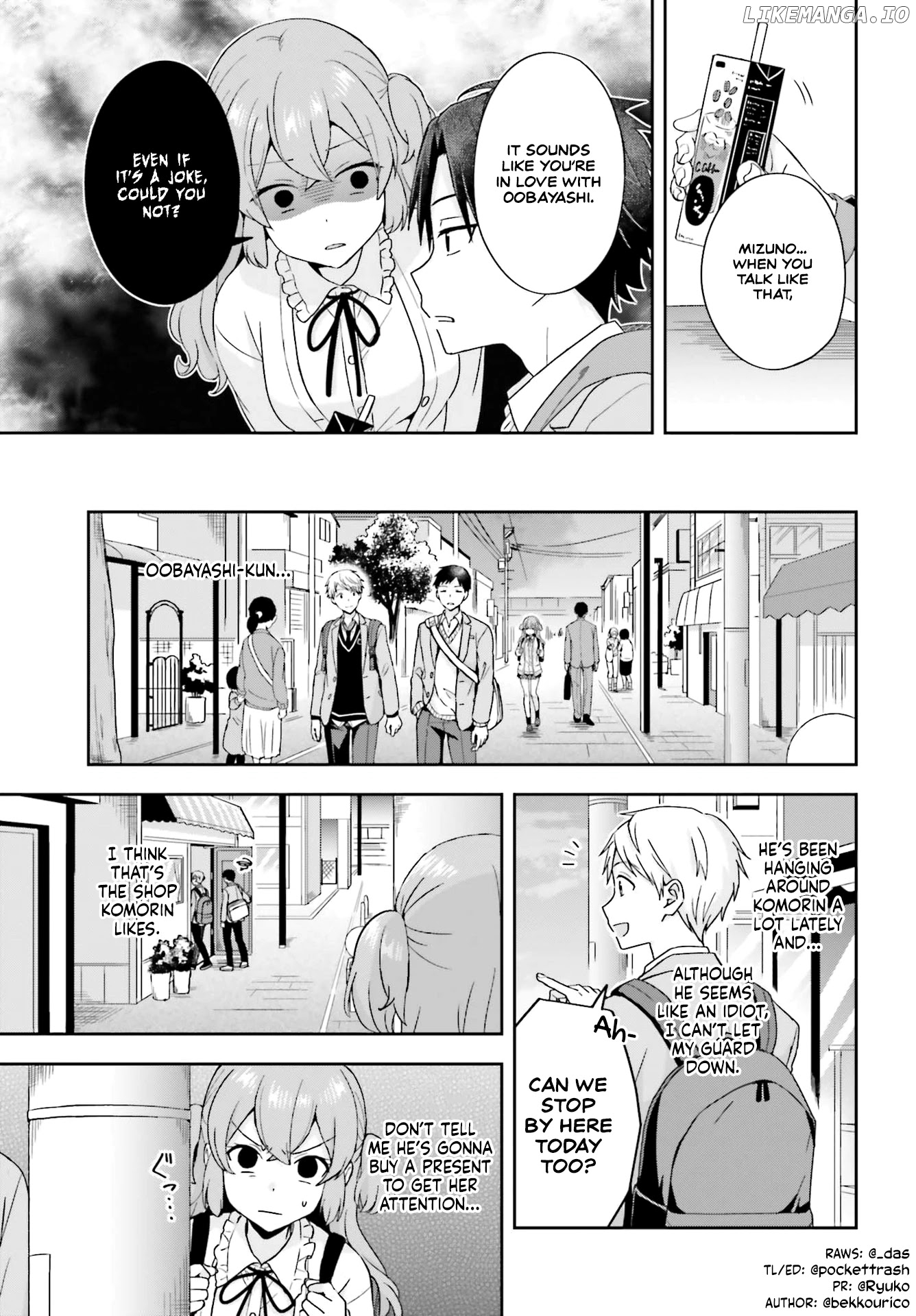 The Quiet Komori-San And The Loud Oobayashi-Kun chapter 14 - page 3