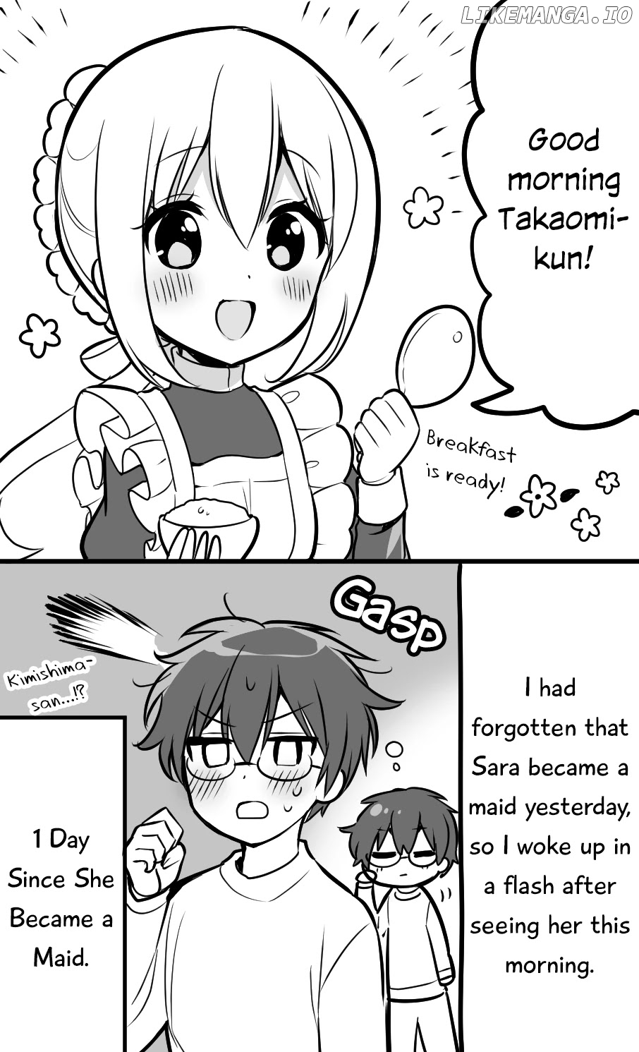 100 Nichigo Ni Kuufuku De Taore Maid Ni Naru Onna No Ko chapter 79 - page 1