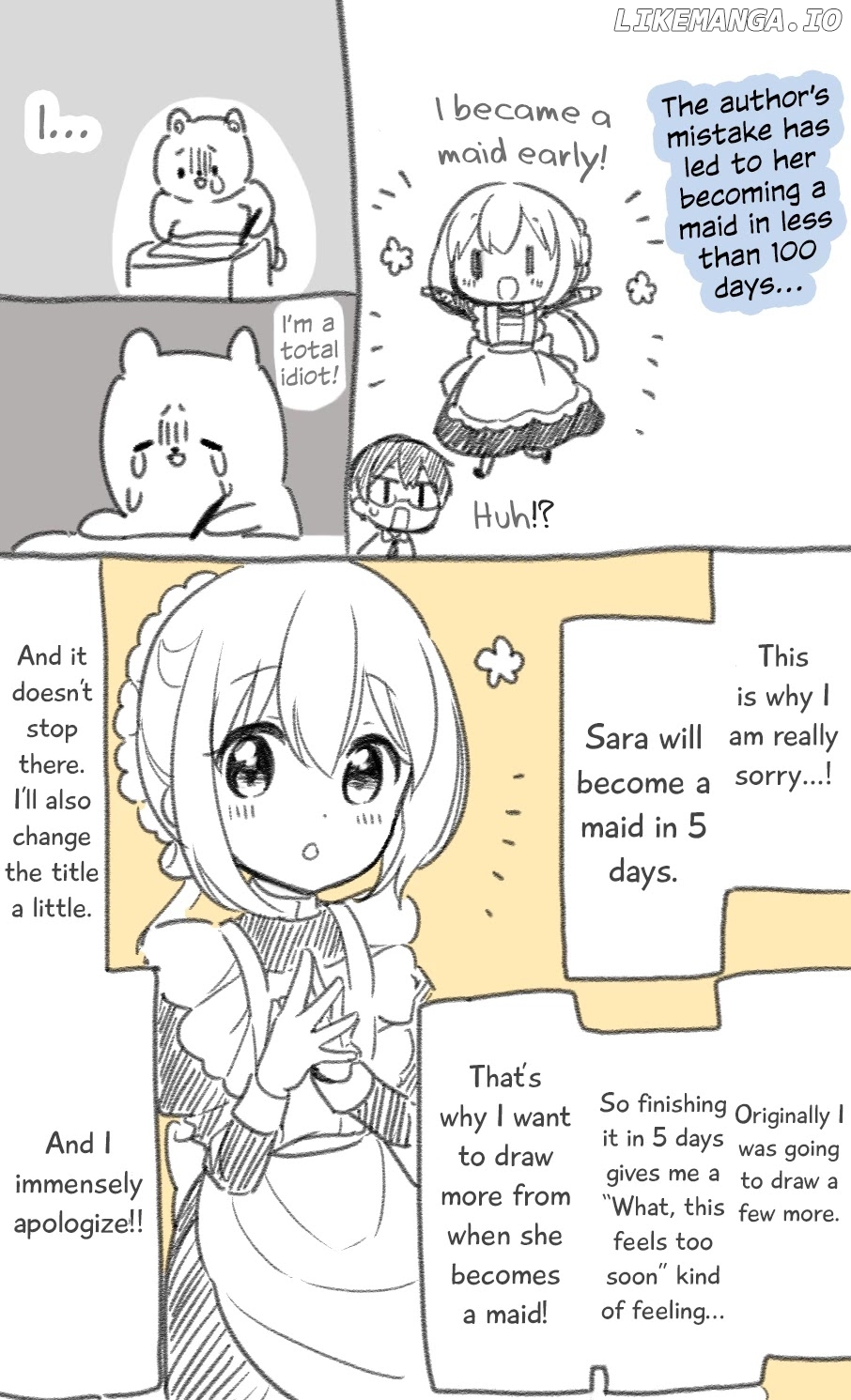 100 Nichigo Ni Kuufuku De Taore Maid Ni Naru Onna No Ko chapter 72.5 - page 2
