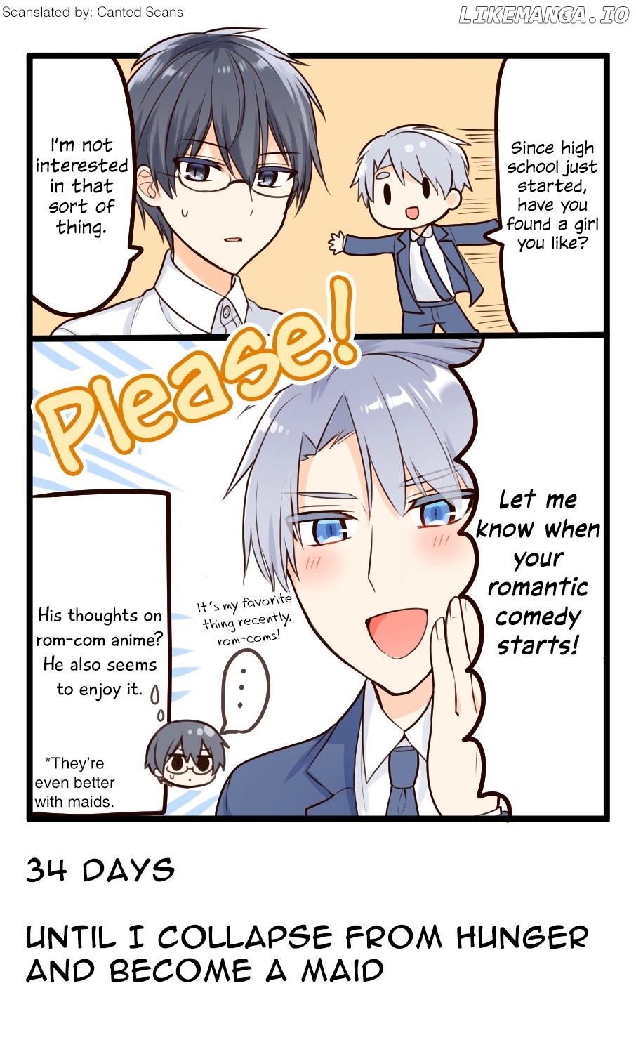 100 Nichigo Ni Kuufuku De Taore Maid Ni Naru Onna No Ko chapter 66 - page 1