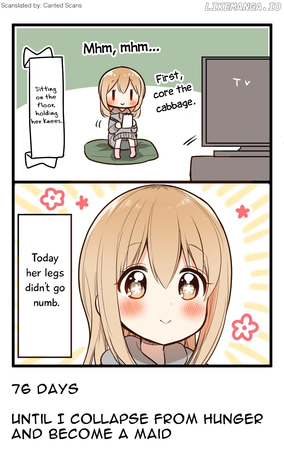 100 Nichigo Ni Kuufuku De Taore Maid Ni Naru Onna No Ko chapter 24 - page 1