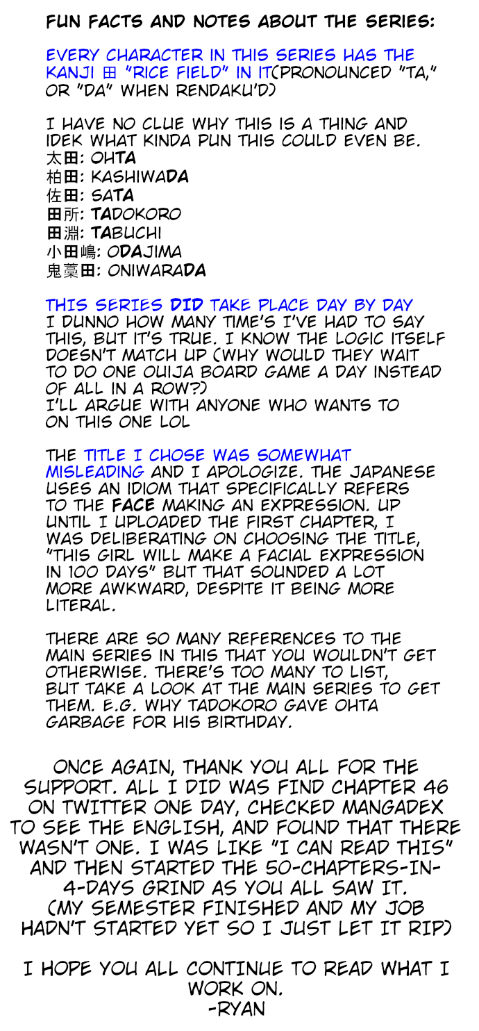 This Girl Will Express Herself In 100 Days chapter 100 - page 7