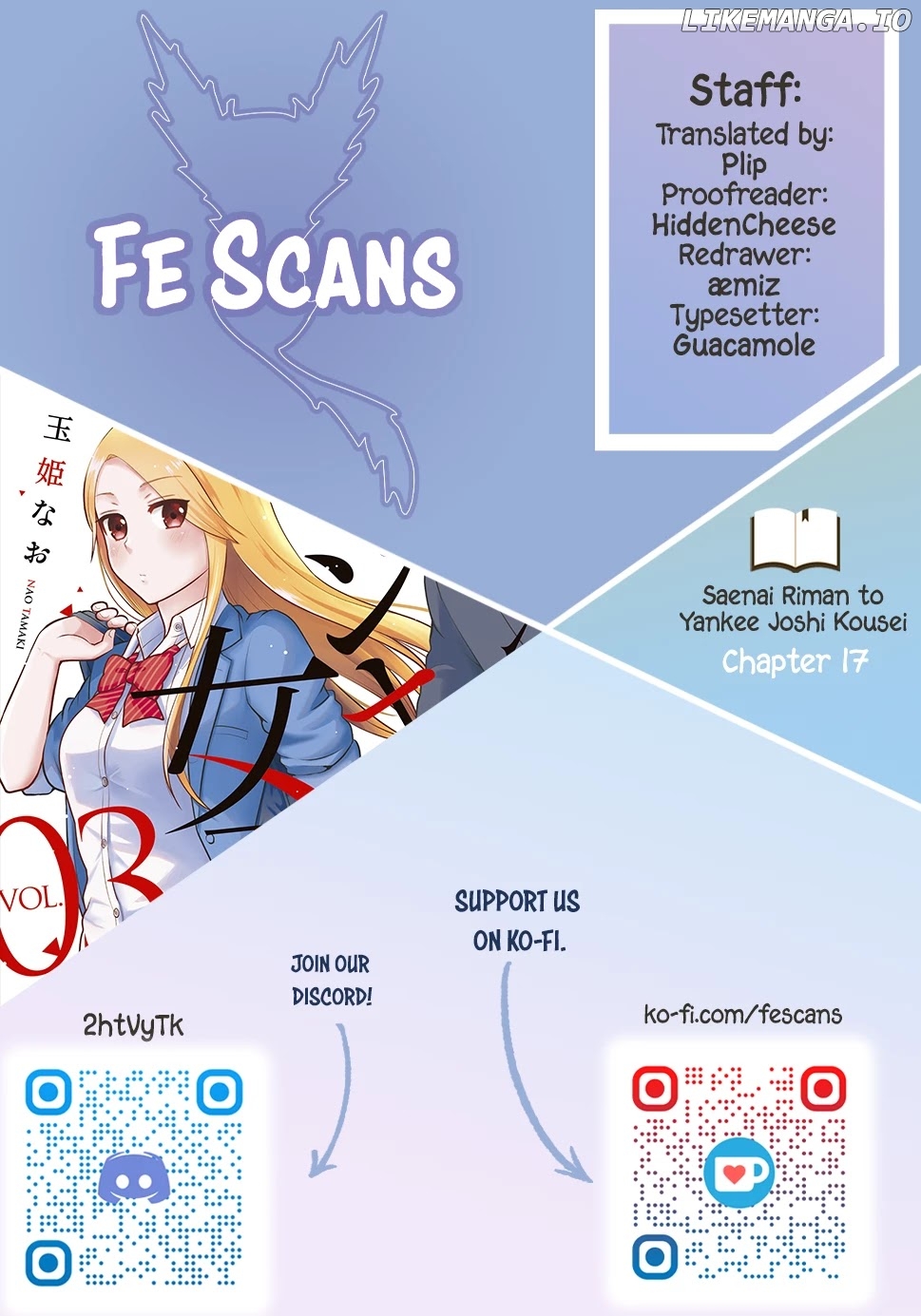 Saenai Riman To Yankee Joshi Kousei chapter 17 - page 1