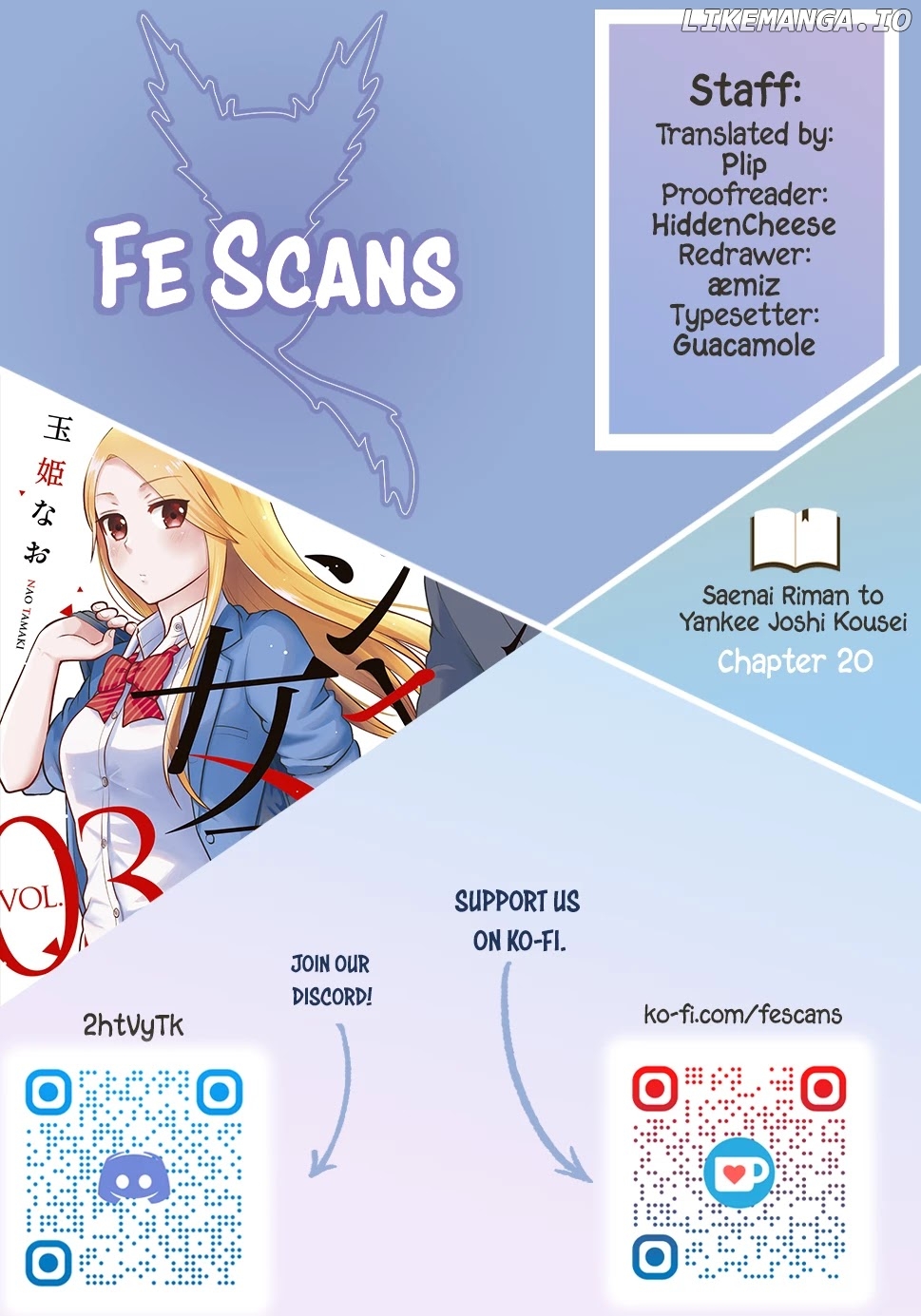 Saenai Riman To Yankee Joshi Kousei chapter 20 - page 1
