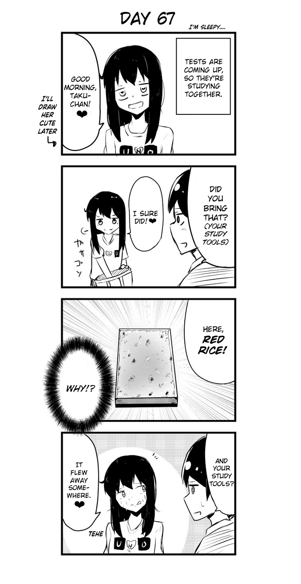 A Story About Wanting to Commit Suicide, but It's Scary So I Find a Yandere Girl to Kill Me, but After 100 days, I Somehow Got ○○ chapter 67 - page 1