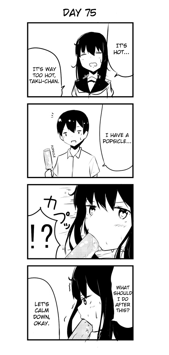 A Story About Wanting to Commit Suicide, but It's Scary So I Find a Yandere Girl to Kill Me, but After 100 days, I Somehow Got ○○ chapter 75 - page 1