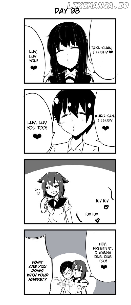 A Story About Wanting to Commit Suicide, but It's Scary So I Find a Yandere Girl to Kill Me, but After 100 days, I Somehow Got ○○ chapter 98 - page 1