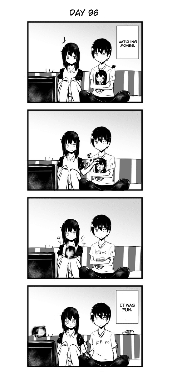 A Story About Wanting to Commit Suicide, but It's Scary So I Find a Yandere Girl to Kill Me, but After 100 days, I Somehow Got ○○ chapter 96 - page 1