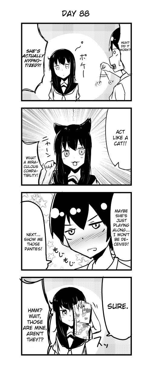 A Story About Wanting to Commit Suicide, but It's Scary So I Find a Yandere Girl to Kill Me, but After 100 days, I Somehow Got ○○ chapter 88 - page 1