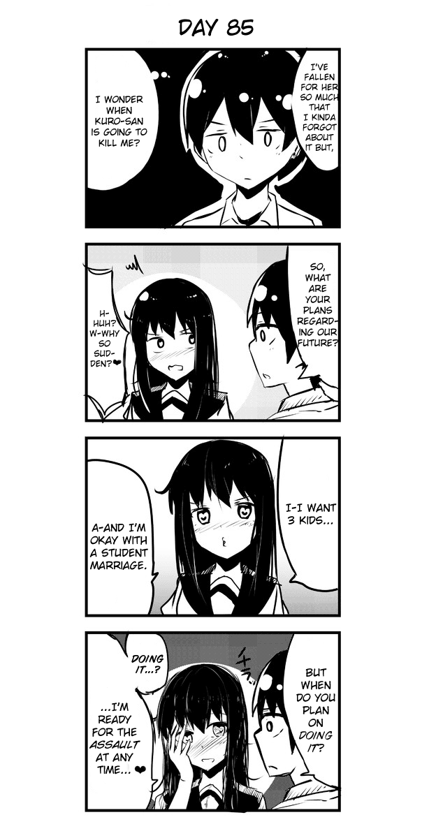 A Story About Wanting to Commit Suicide, but It's Scary So I Find a Yandere Girl to Kill Me, but After 100 days, I Somehow Got ○○ chapter 85 - page 1