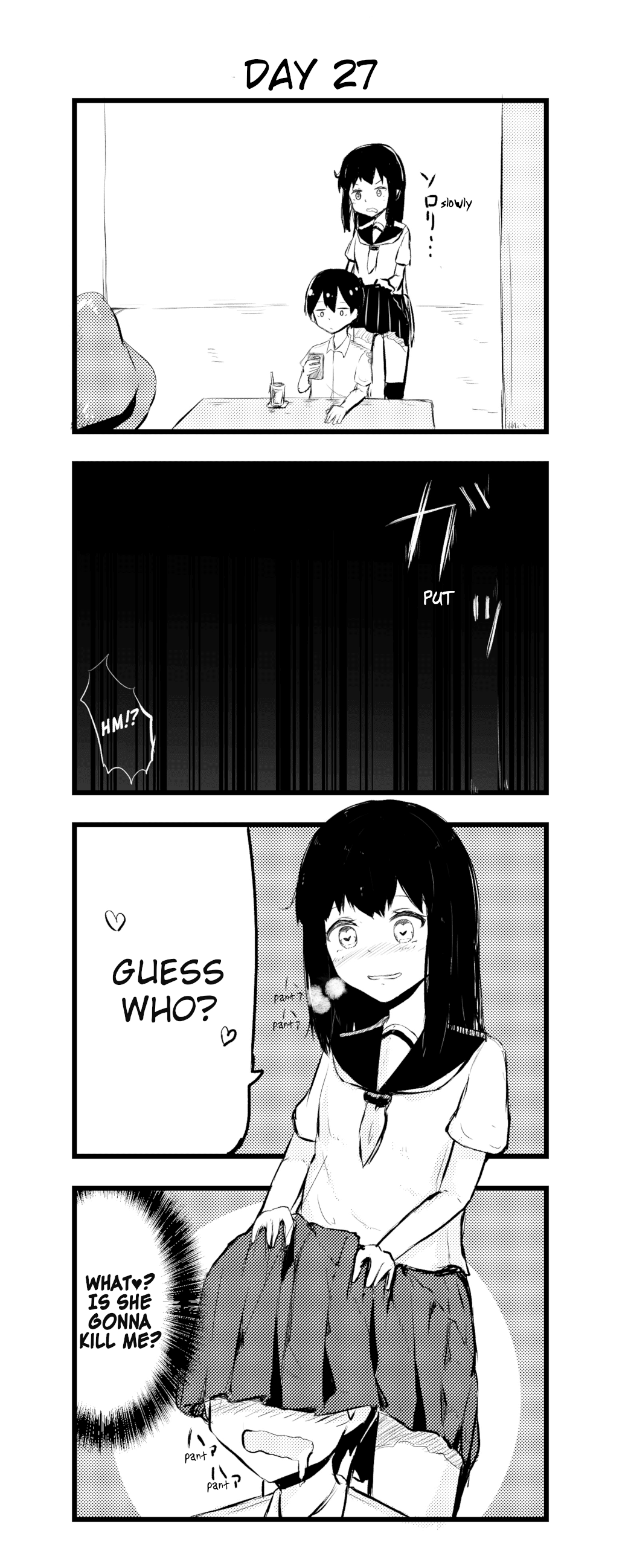 A Story About Wanting to Commit Suicide, but It's Scary So I Find a Yandere Girl to Kill Me, but After 100 days, I Somehow Got ○○ chapter 27 - page 1