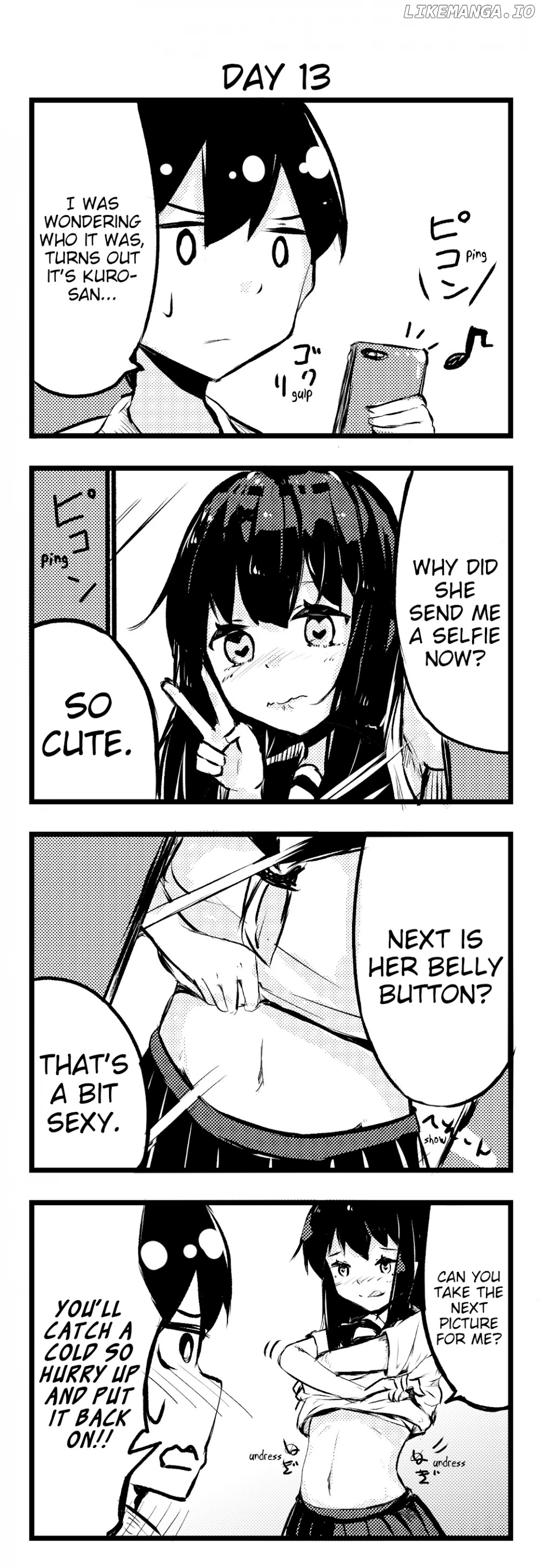 A Story About Wanting to Commit Suicide, but It's Scary So I Find a Yandere Girl to Kill Me, but After 100 days, I Somehow Got ○○ chapter 13 - page 1