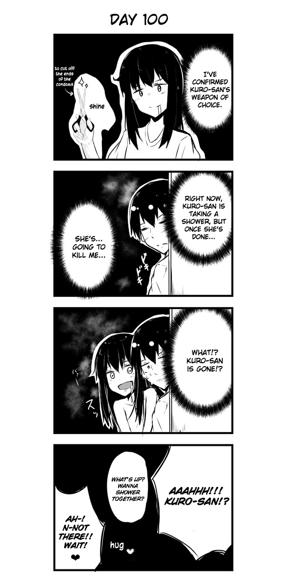 A Story About Wanting to Commit Suicide, but It's Scary So I Find a Yandere Girl to Kill Me, but After 100 days, I Somehow Got ○○ chapter 100 - page 1