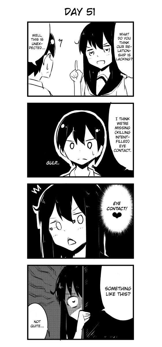 A Story About Wanting to Commit Suicide, but It's Scary So I Find a Yandere Girl to Kill Me, but After 100 days, I Somehow Got ○○ chapter 51 - page 1