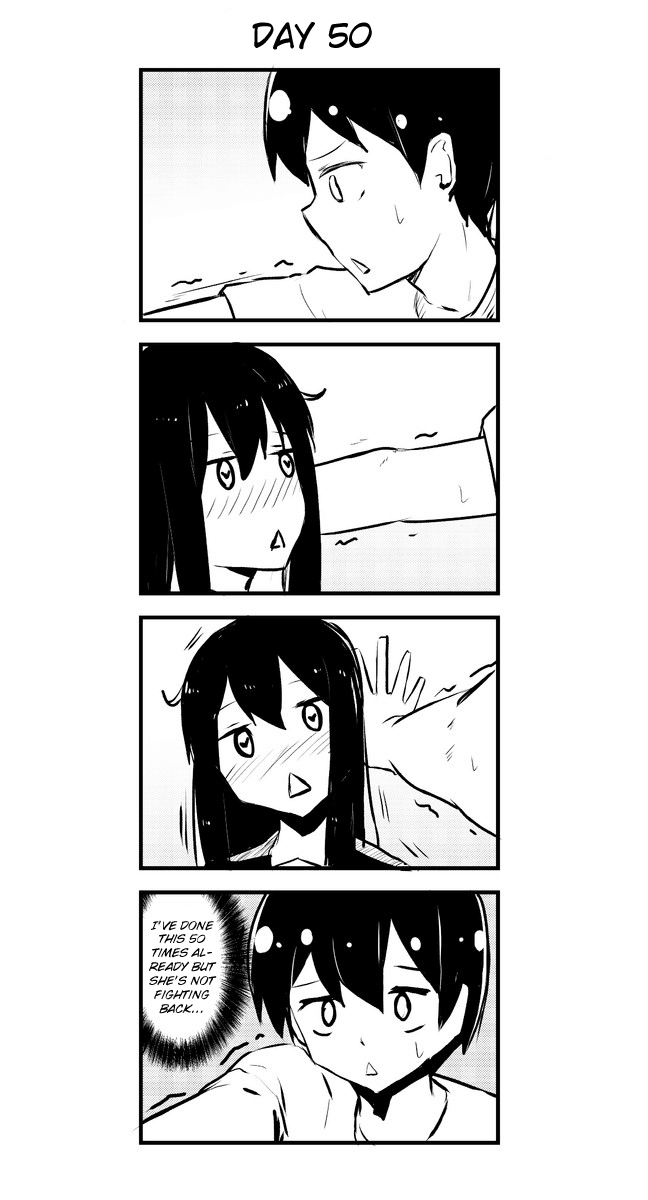 A Story About Wanting to Commit Suicide, but It's Scary So I Find a Yandere Girl to Kill Me, but After 100 days, I Somehow Got ○○ chapter 50 - page 1