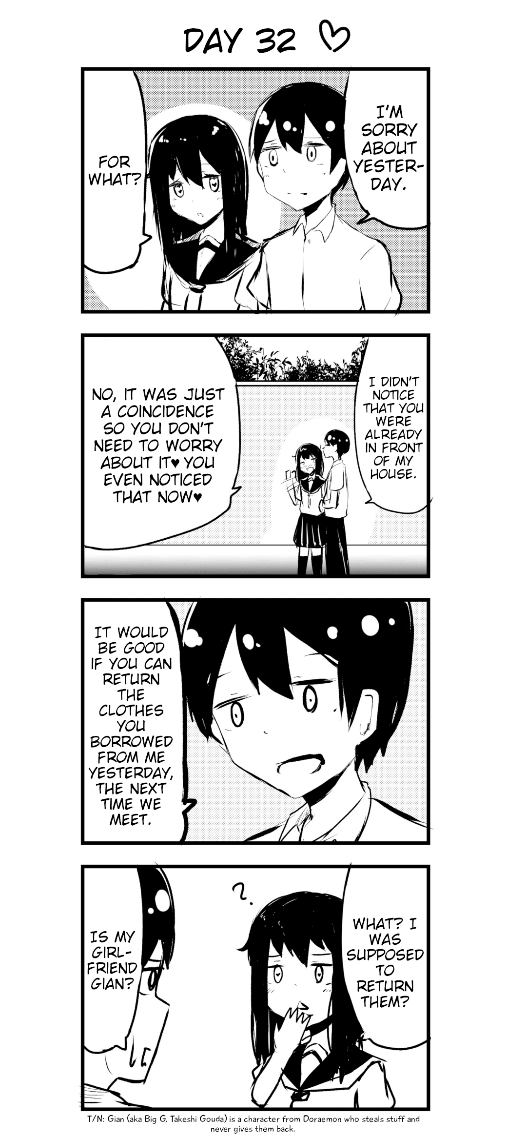 A Story About Wanting to Commit Suicide, but It's Scary So I Find a Yandere Girl to Kill Me, but After 100 days, I Somehow Got ○○ chapter 32 - page 1