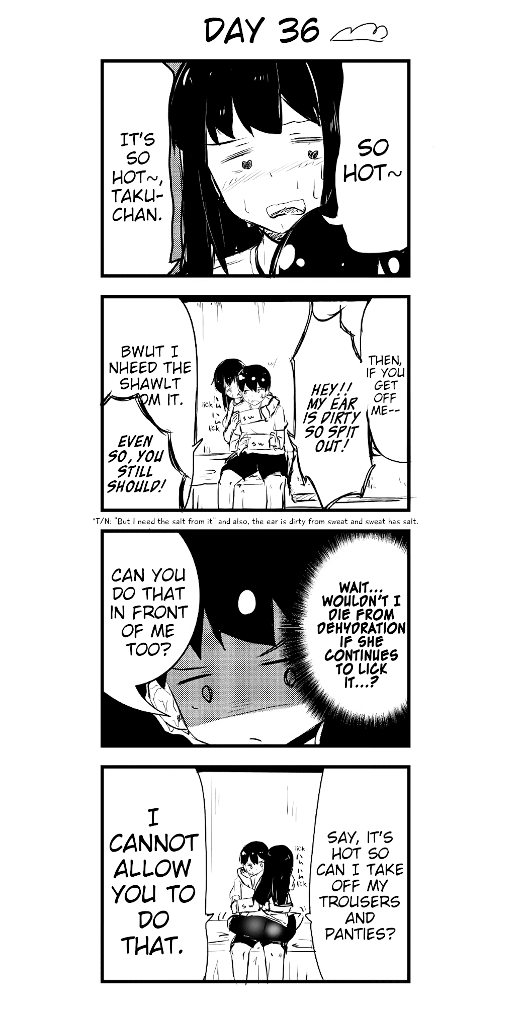 A Story About Wanting to Commit Suicide, but It's Scary So I Find a Yandere Girl to Kill Me, but After 100 days, I Somehow Got ○○ chapter 36 - page 1