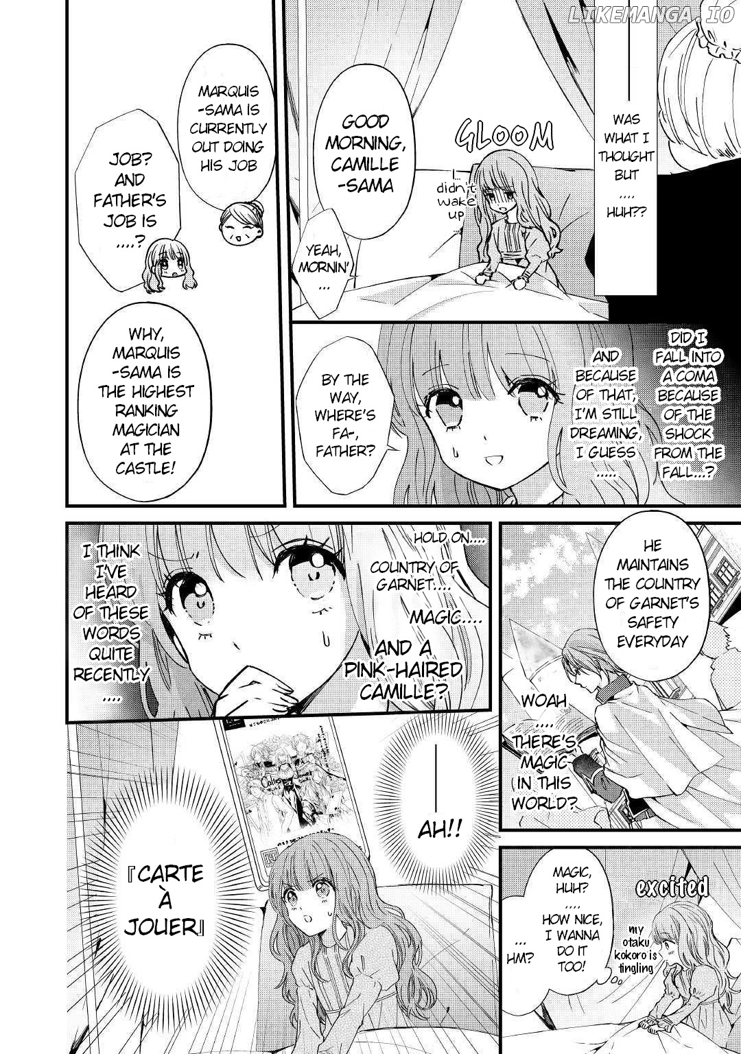 An Otome Game’S Burikko Villainess Turned Into A Magic Otaku chapter 1 - page 6