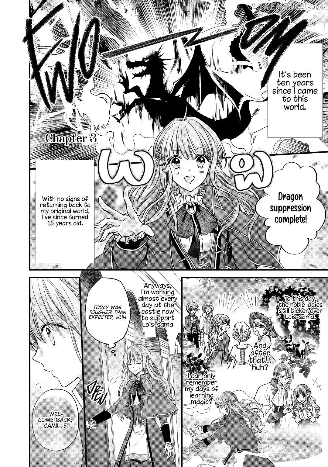 An Otome Game’S Burikko Villainess Turned Into A Magic Otaku chapter 3 - page 1
