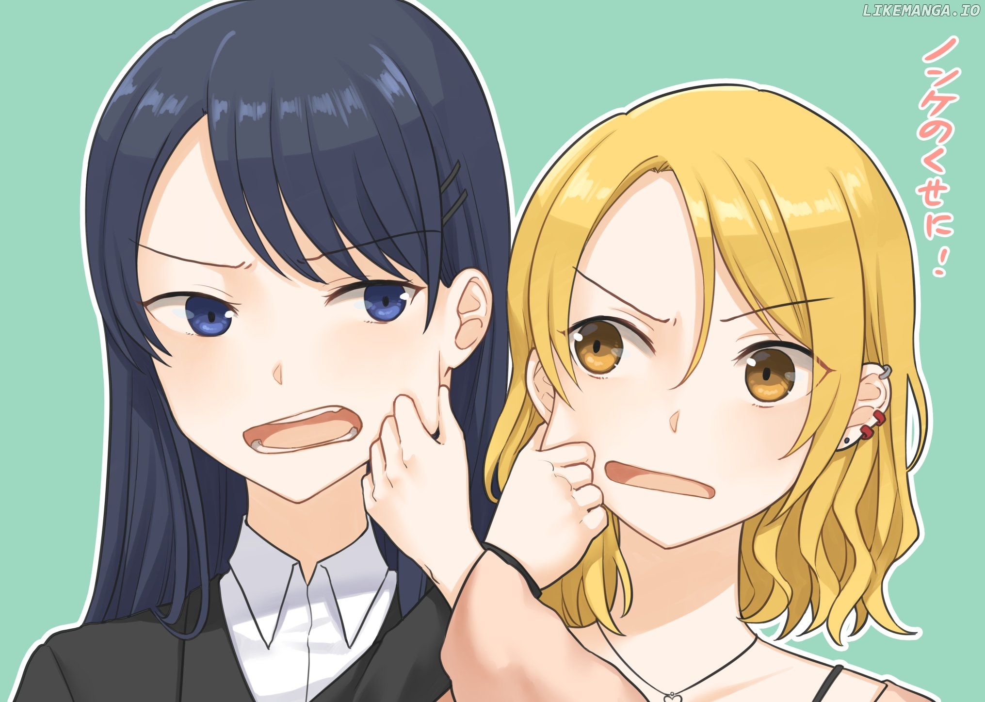 For Each Retweet, Two Straight Girls Who Don't Get Along Will Kiss for One Second chapter 11 - page 1