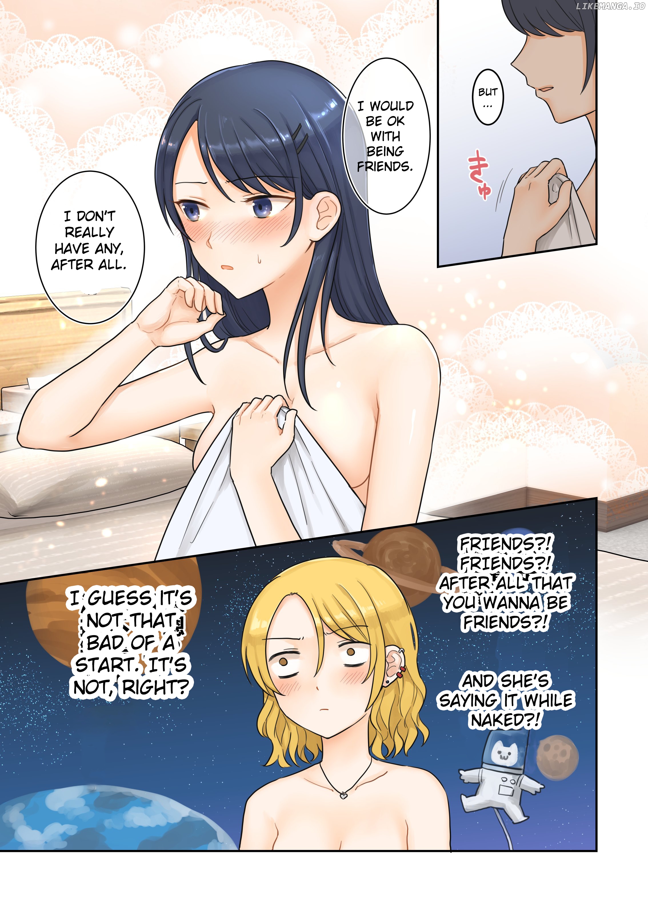 For Each Retweet, Two Straight Girls Who Don't Get Along Will Kiss for One Second chapter 13 - page 2