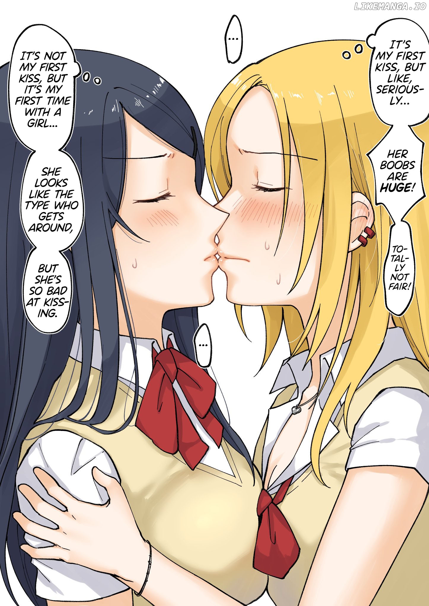 For Each Retweet, Two Straight Girls Who Don't Get Along Will Kiss for One Second chapter 3 - page 1