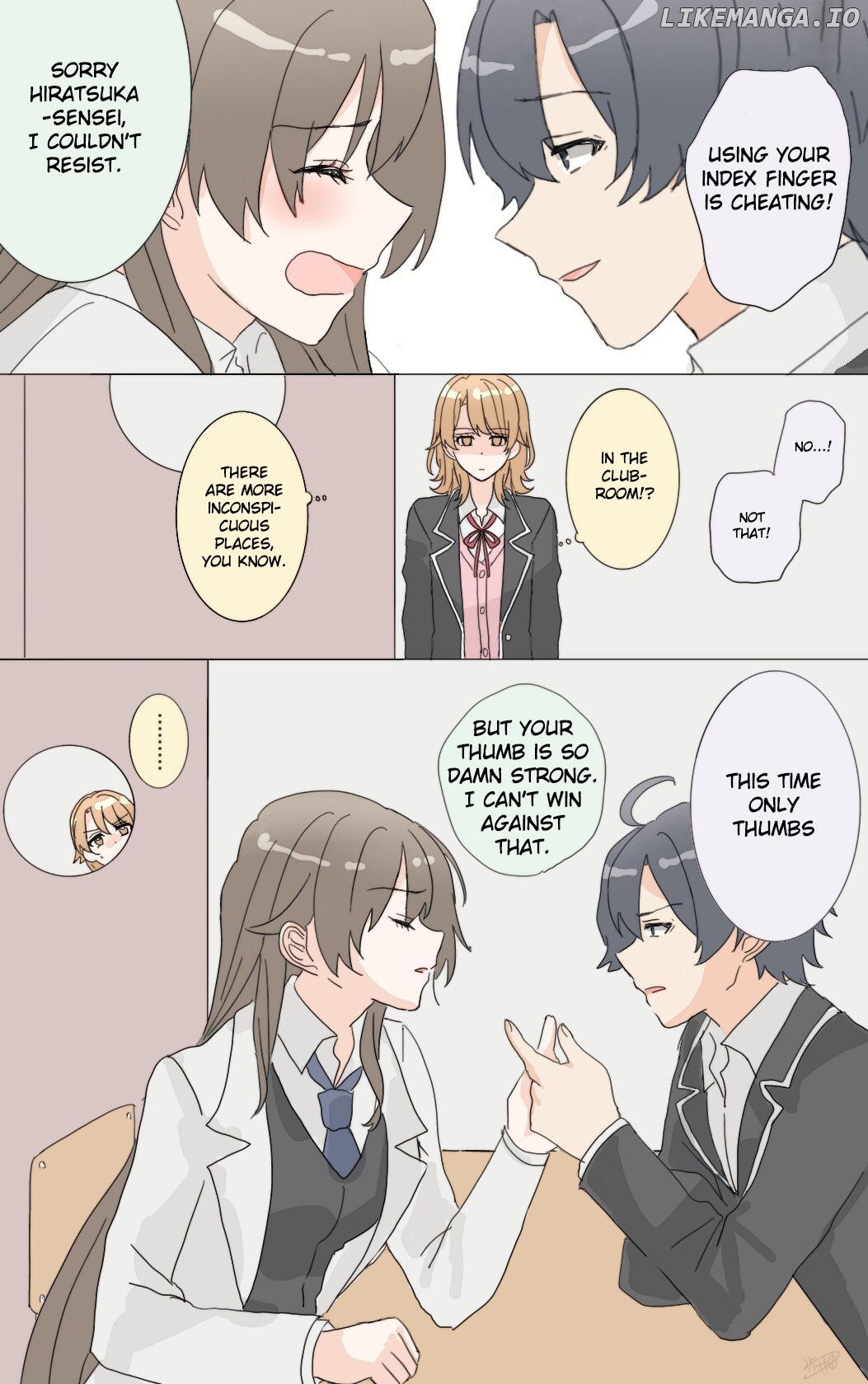 Hiratsu cute, Shizu cute! chapter 49 - page 2